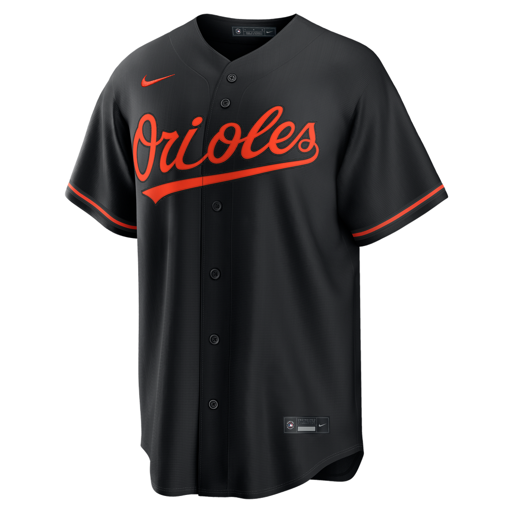 Baltimore Orioles Gunnar Henderson Alternate Replica Jersey — Black