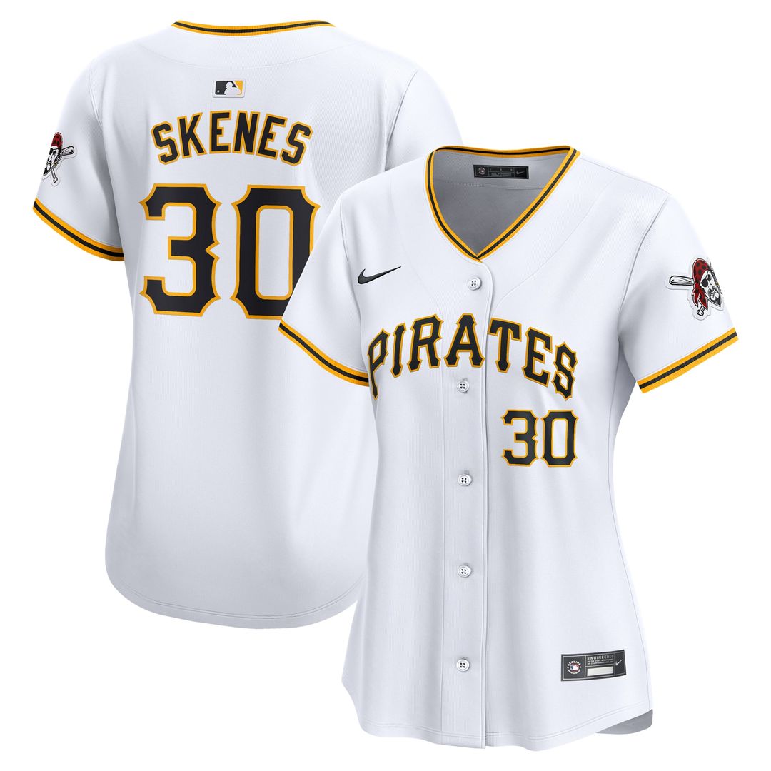 Pittsburgh Pirates Paul Skenes Women's Home Limited Jersey — White