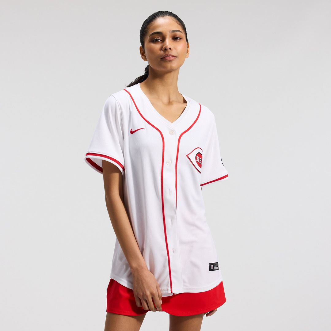 Cincinnati Reds Women's Home Limited Jersey — White