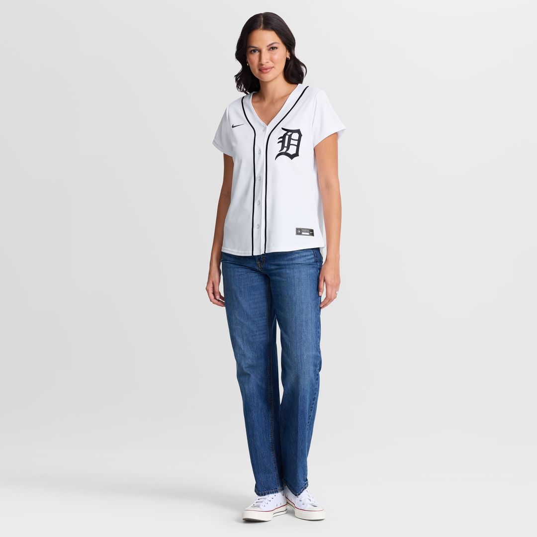 Detroit Tigers Tarik Skubal Women's Home Replica Jersey — White