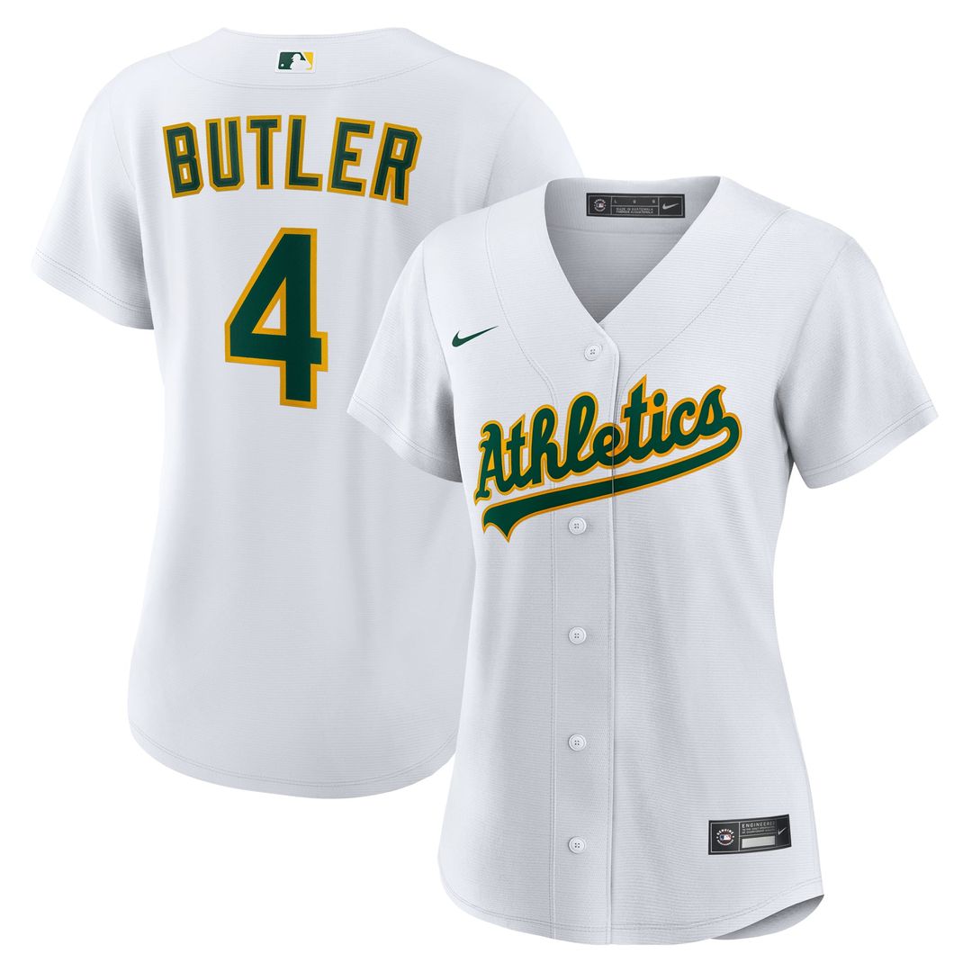 Athletics Lawrence Butler Women's Home Replica Jersey — White