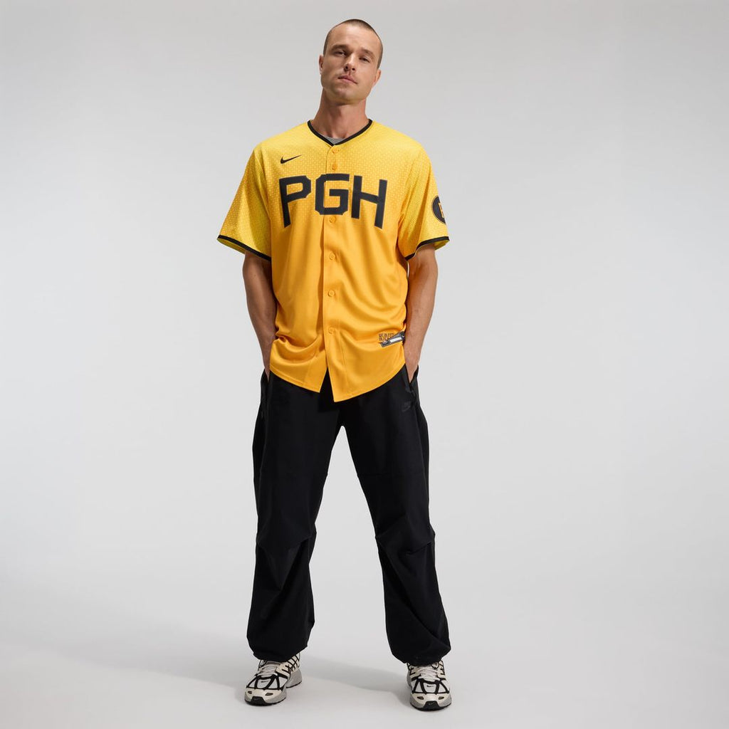 Pittsburgh Pirates City Connect Replica Jersey — Gold
