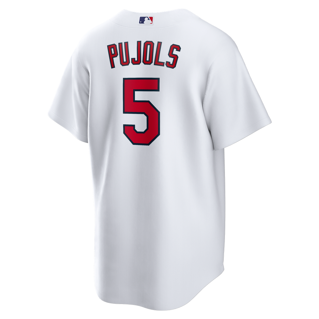 St. Louis Cardinals Albert Pujols Home Retired Replica Jersey — White
