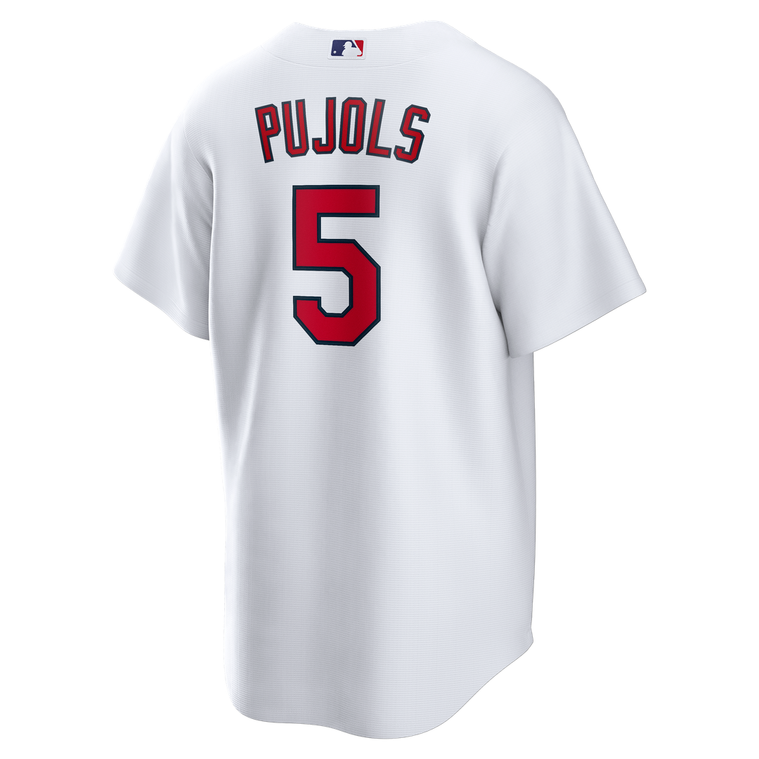 St. Louis Cardinals Albert Pujols Home Retired Replica Jersey — White