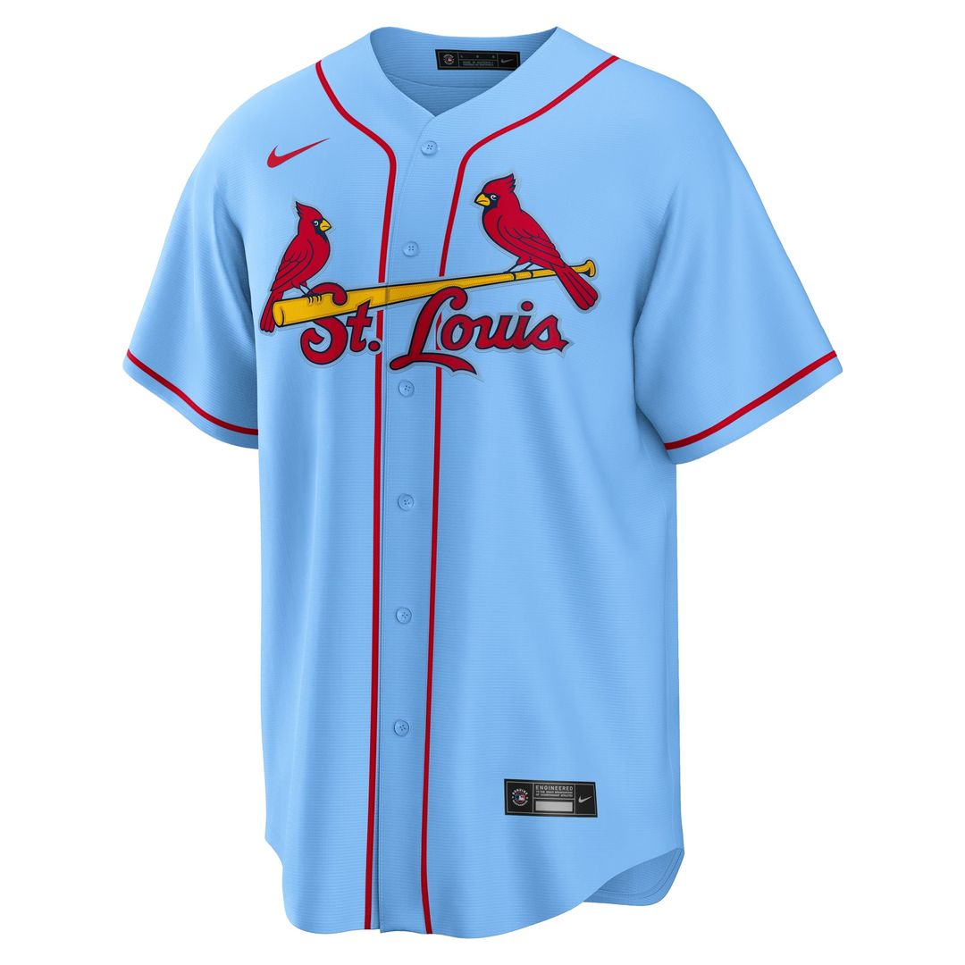 St. Louis Cardinals Lars Nootbaar Alternate Replica Jersey — Light Blue