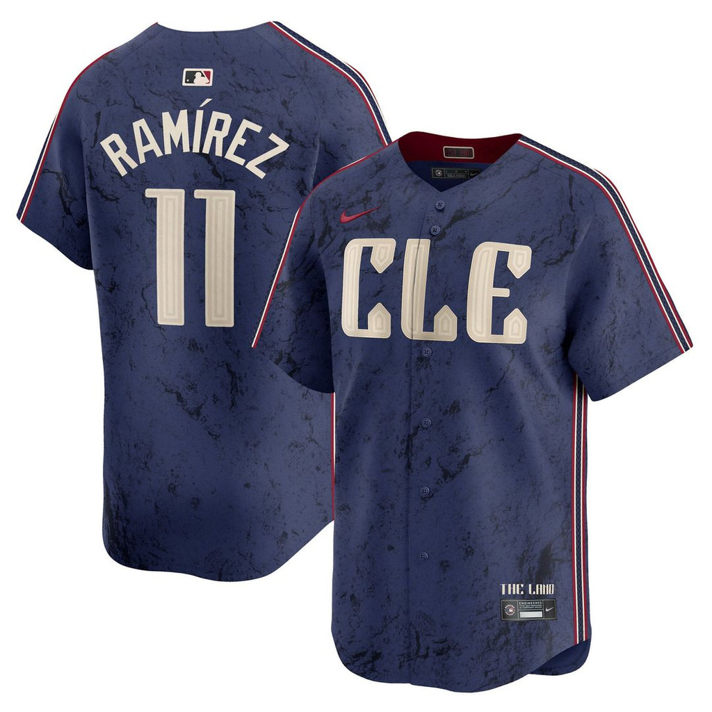 Cleveland Guardians José Ramírez City Connect Limited Jersey — Navy