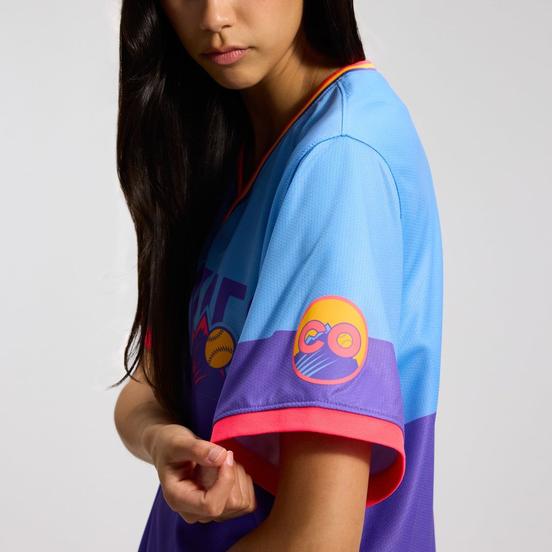 Colorado Rockies Women's 2025 City Connect Limited Jersey — Purple/Light Blue