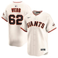 San Francisco Giants Logan Webb Home Limited Jersey — Cream