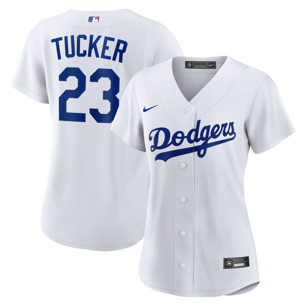 Los Angeles Dodgers Kyle Tucker Women's Home Replica Jersey — White