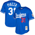 Los Angeles Dodgers Mike Piazza Big & Tall Cooperstown Mesh Batting Practice Jersey — Royal