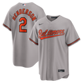 Baltimore Orioles Gunnar Henderson Road Replica Jersey — Gray