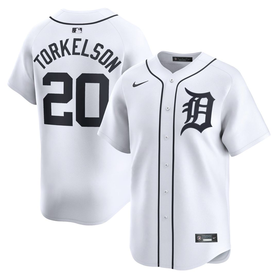 Detroit Tigers Spencer Torkelson Youth Home Limited Jersey — White