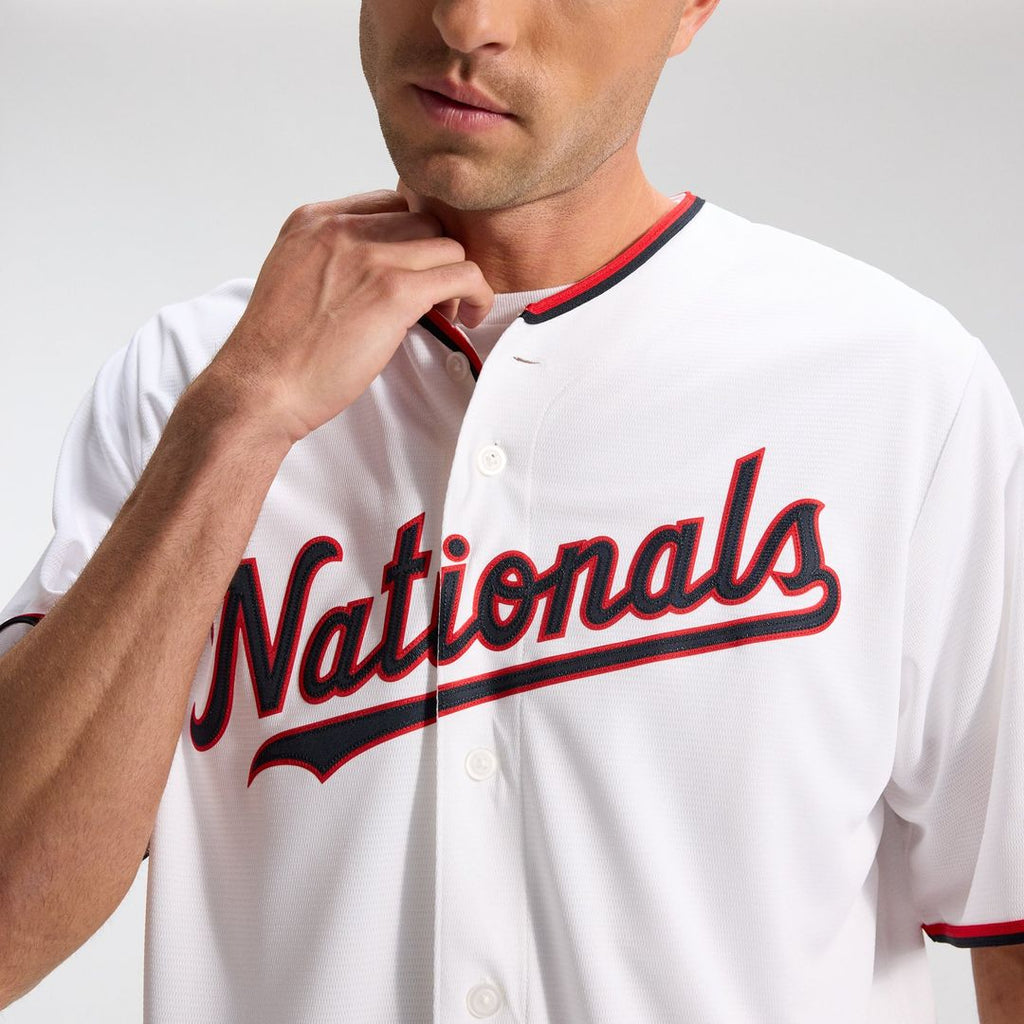 Washington Nationals CJ Abrams Home Replica Jersey — White