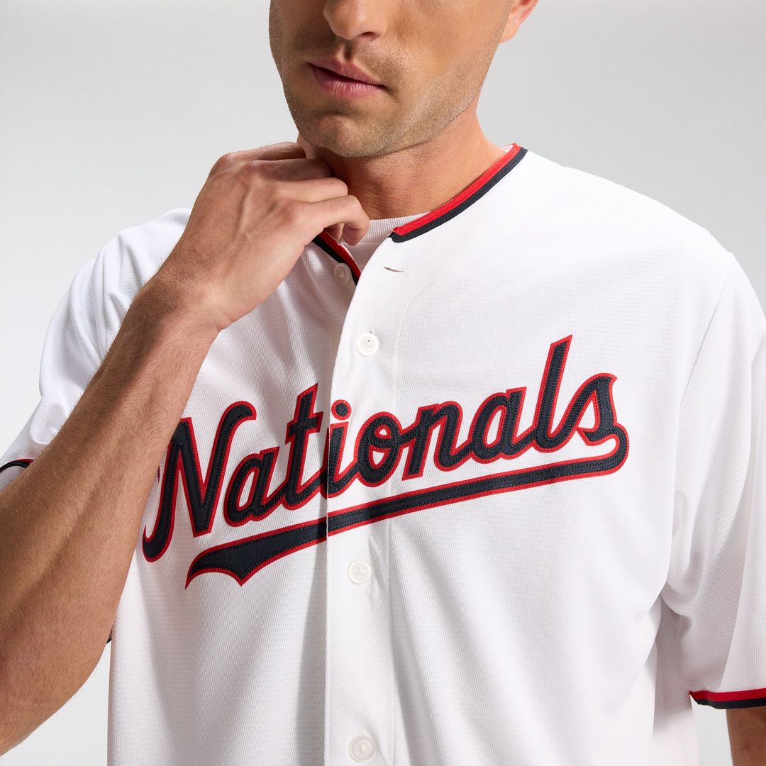 Washington Nationals CJ Abrams Home Replica Jersey — White