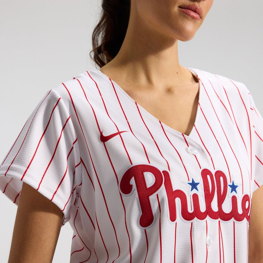 Philadelphia Phillies Women's Home Replica Team Jersey — White