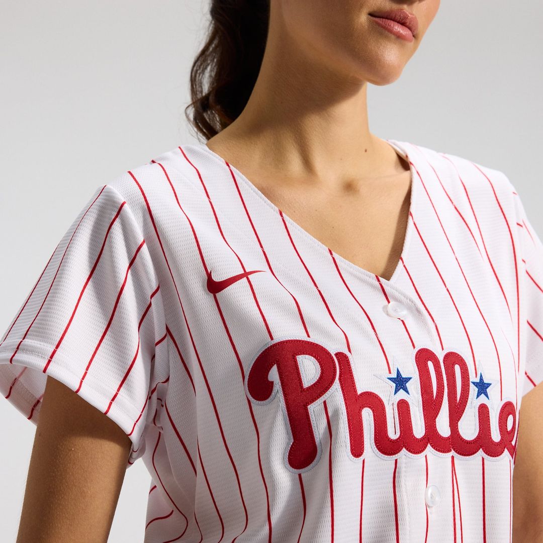 Philadelphia Phillies Women's Home Replica Team Jersey — White