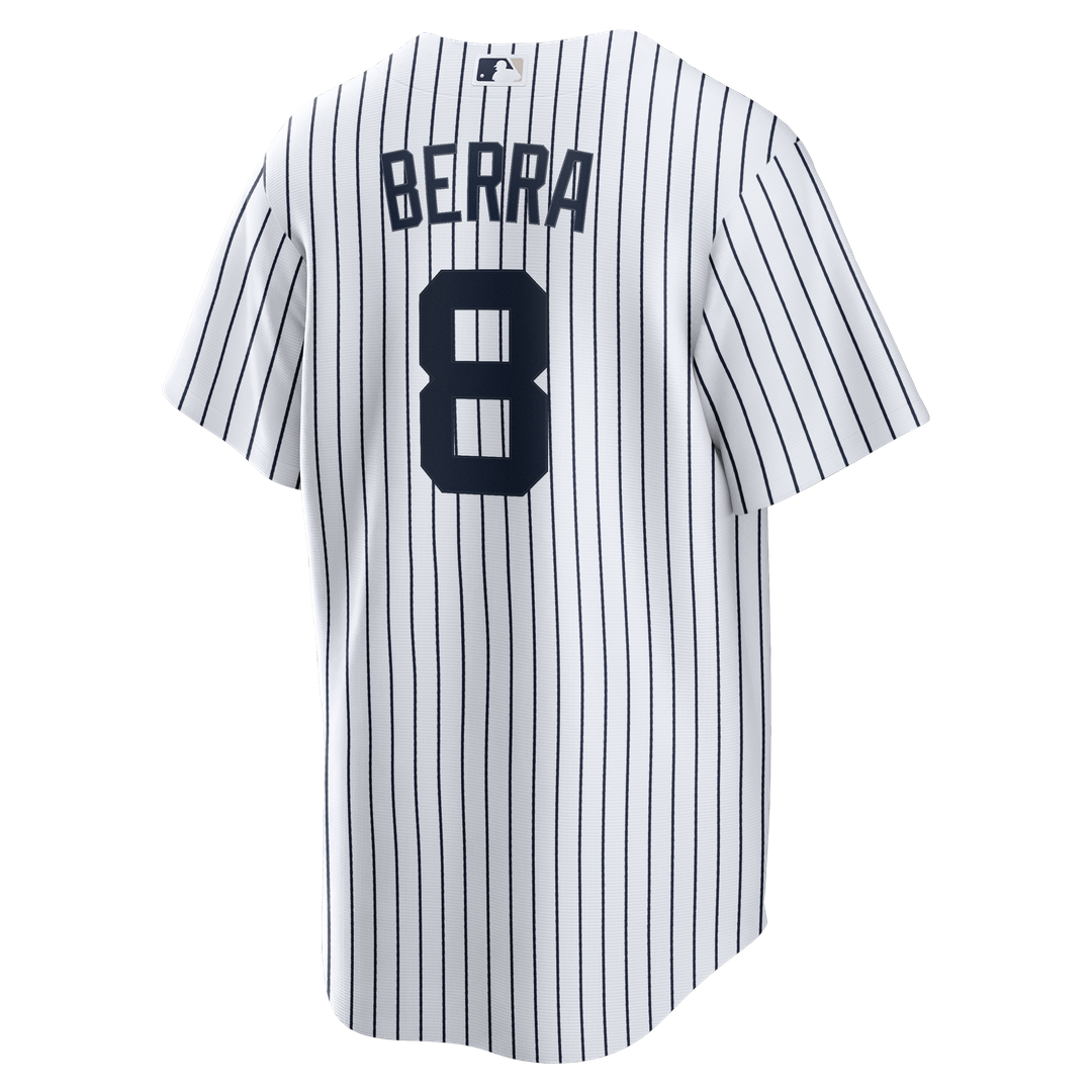 New York Yankees Yogi Berra Home Retired Replica Jersey — White
