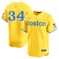 Boston Red Sox David Ortiz City Connect Retired Player Jersey — Gold