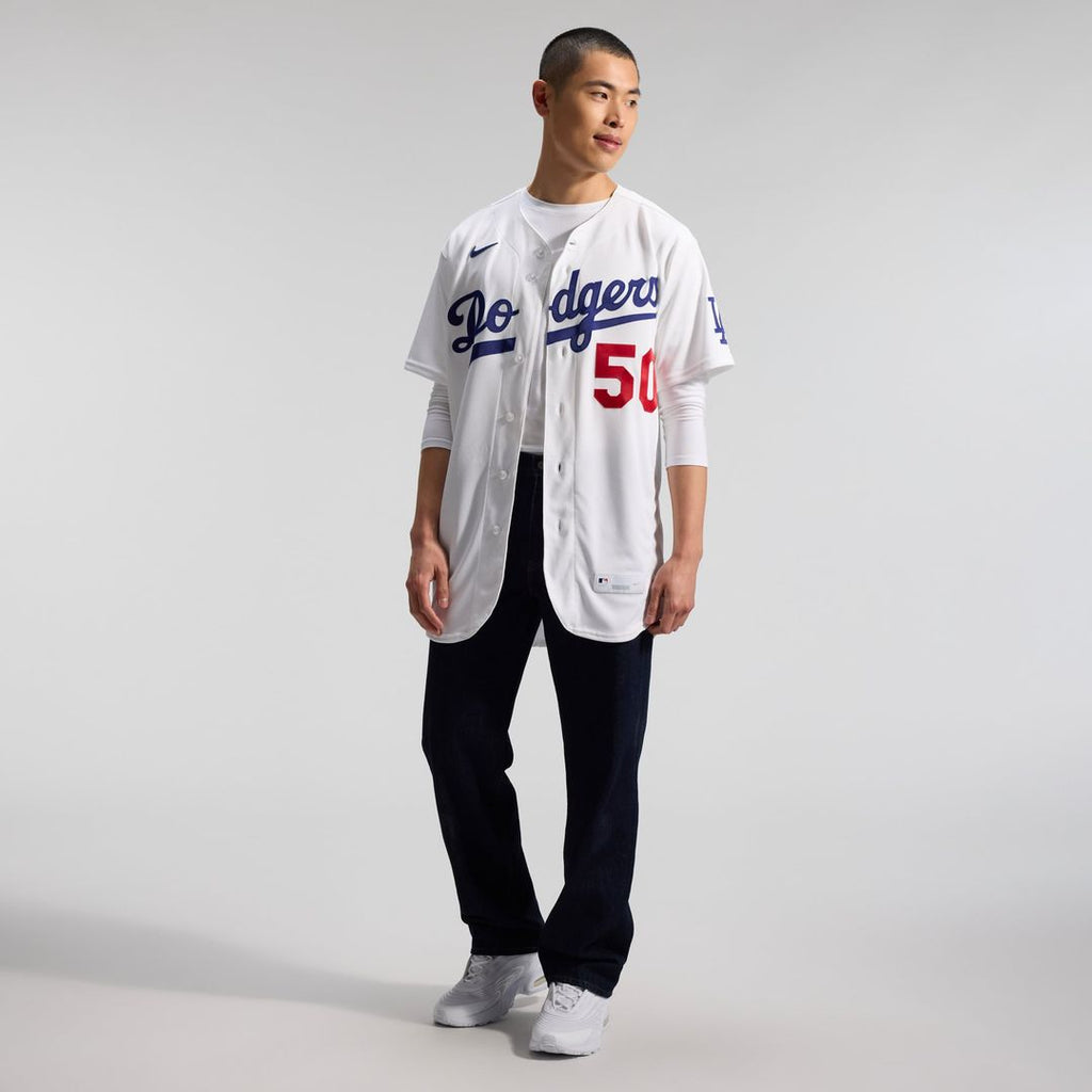 Los Angeles Dodgers Mookie Betts Home Authentic Jersey — White