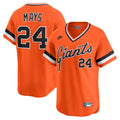 San Francisco Giants Willie Mays Cooperstown Limited Jersey — Orange