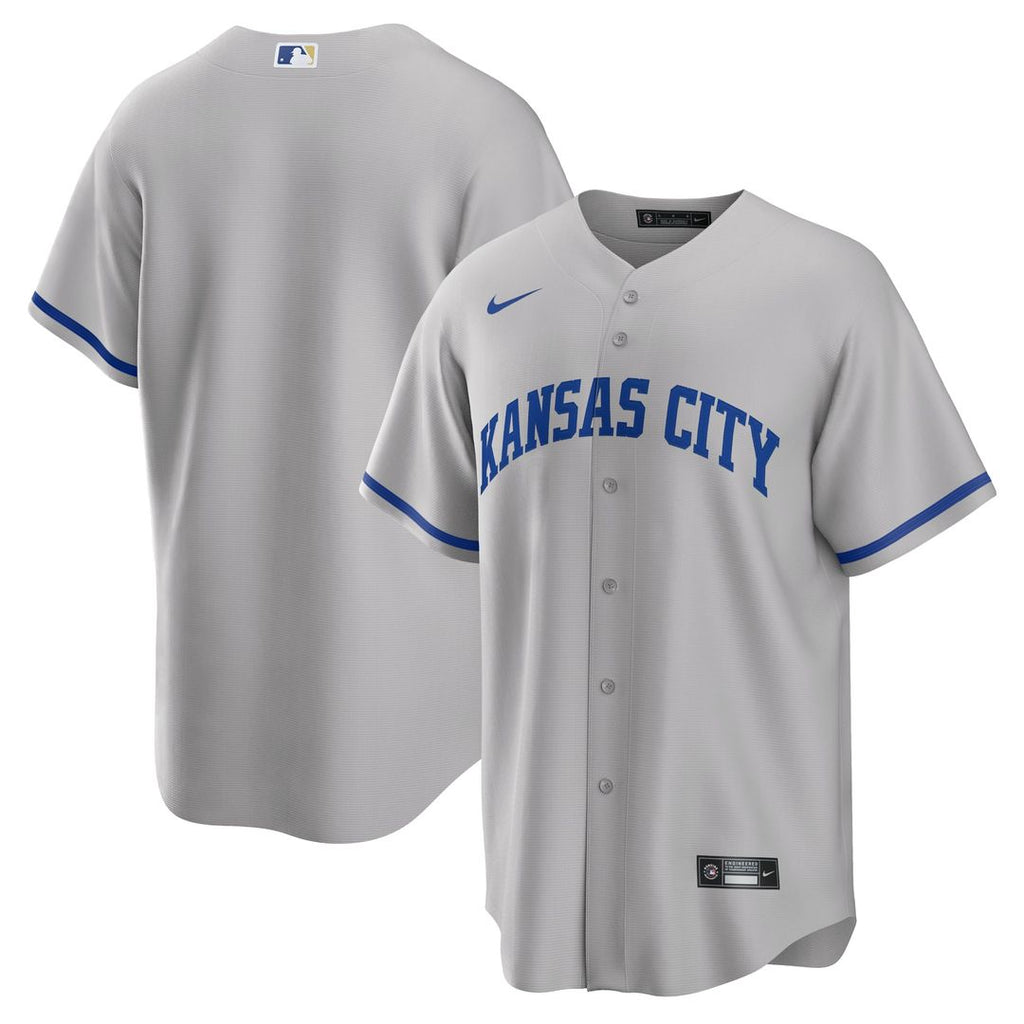 Kansas City Royals Road Replica Team Jersey — Gray