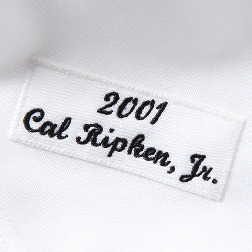 Baltimore Orioles Cal Ripken Home Authentic Jersey — White