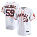 Houston Astros Framber Valdez Home Limited Jersey — White