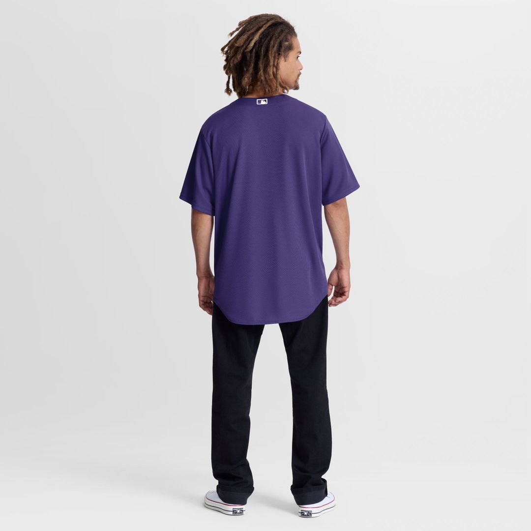 Colorado Rockies Alternate Replica Jersey — Purple