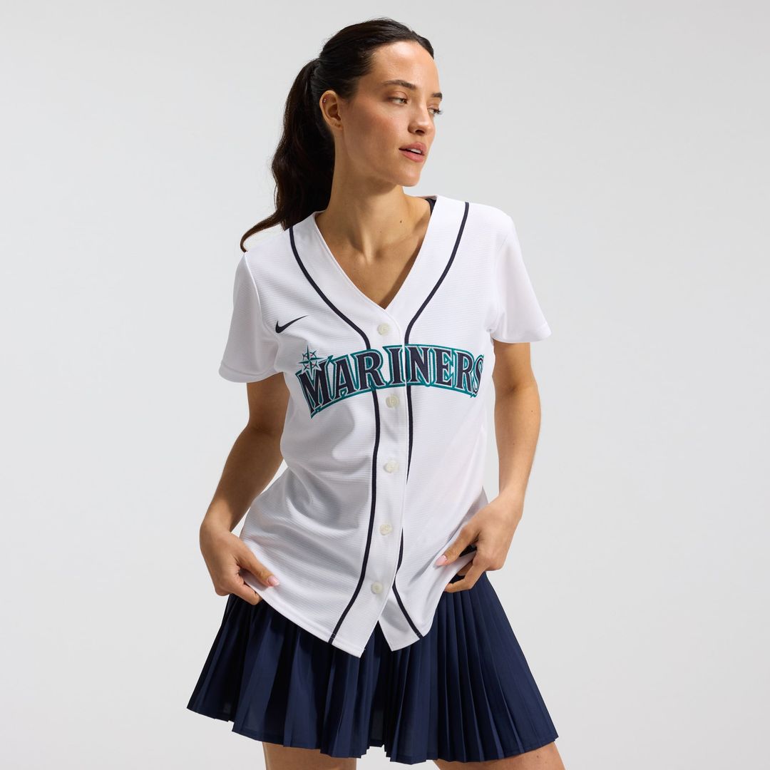 Seattle Mariners Cal Raleigh Women's Home Replica Jersey — White