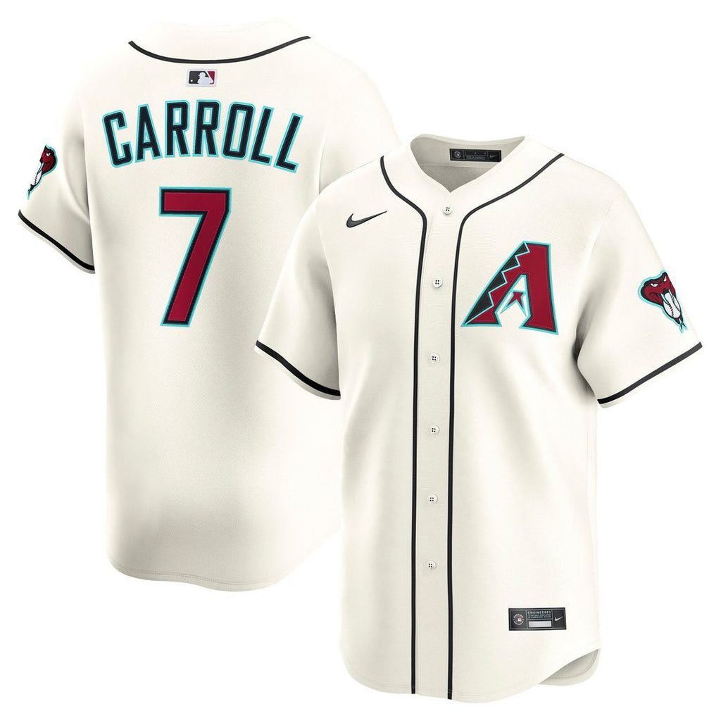 Arizona Diamondbacks Corbin Carroll Home Limited Jersey — Cream