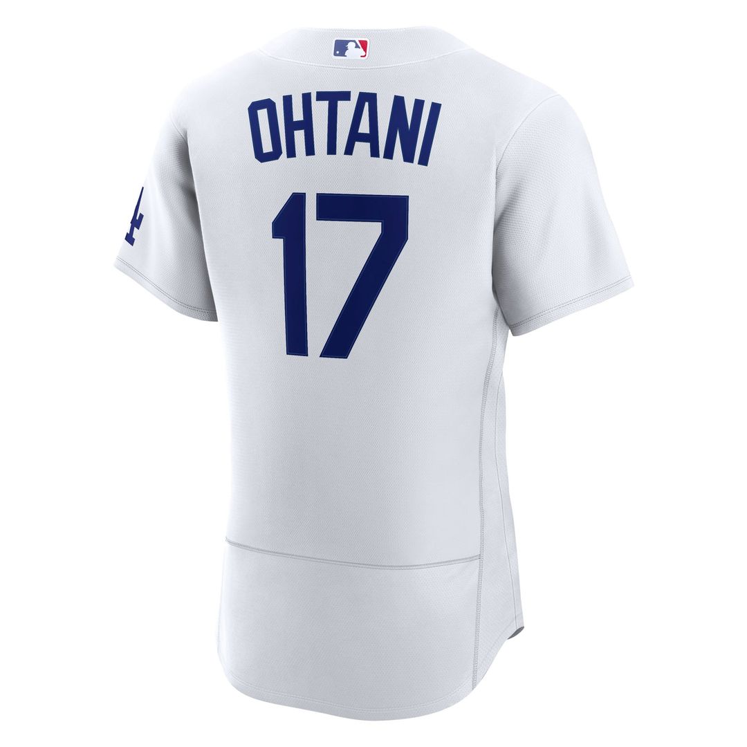 Los Angeles Dodgers Shohei Ohtani Home Authentic Jersey — White