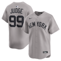 New York Yankees Aaron Judge Road Limited Jersey — Gray