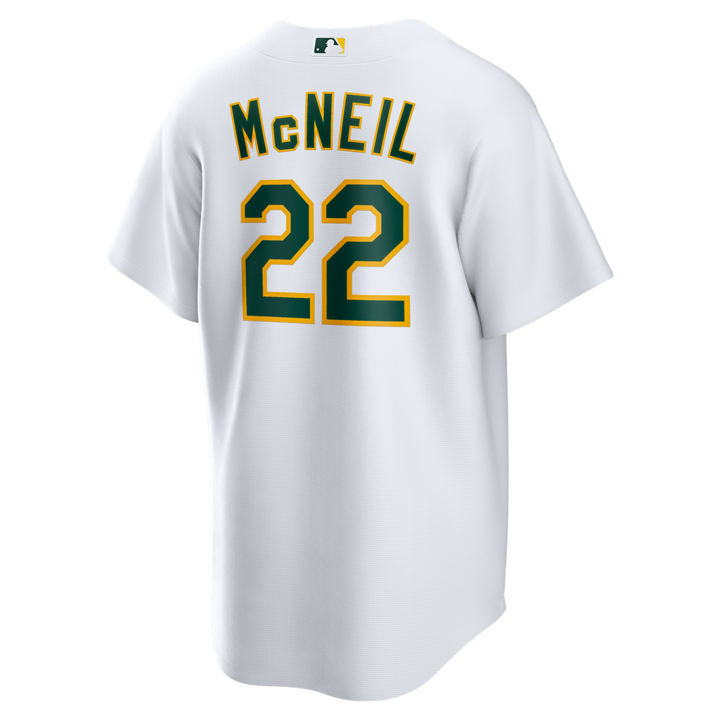 Athletics Jeff McNeil Home Replica Jersey — White