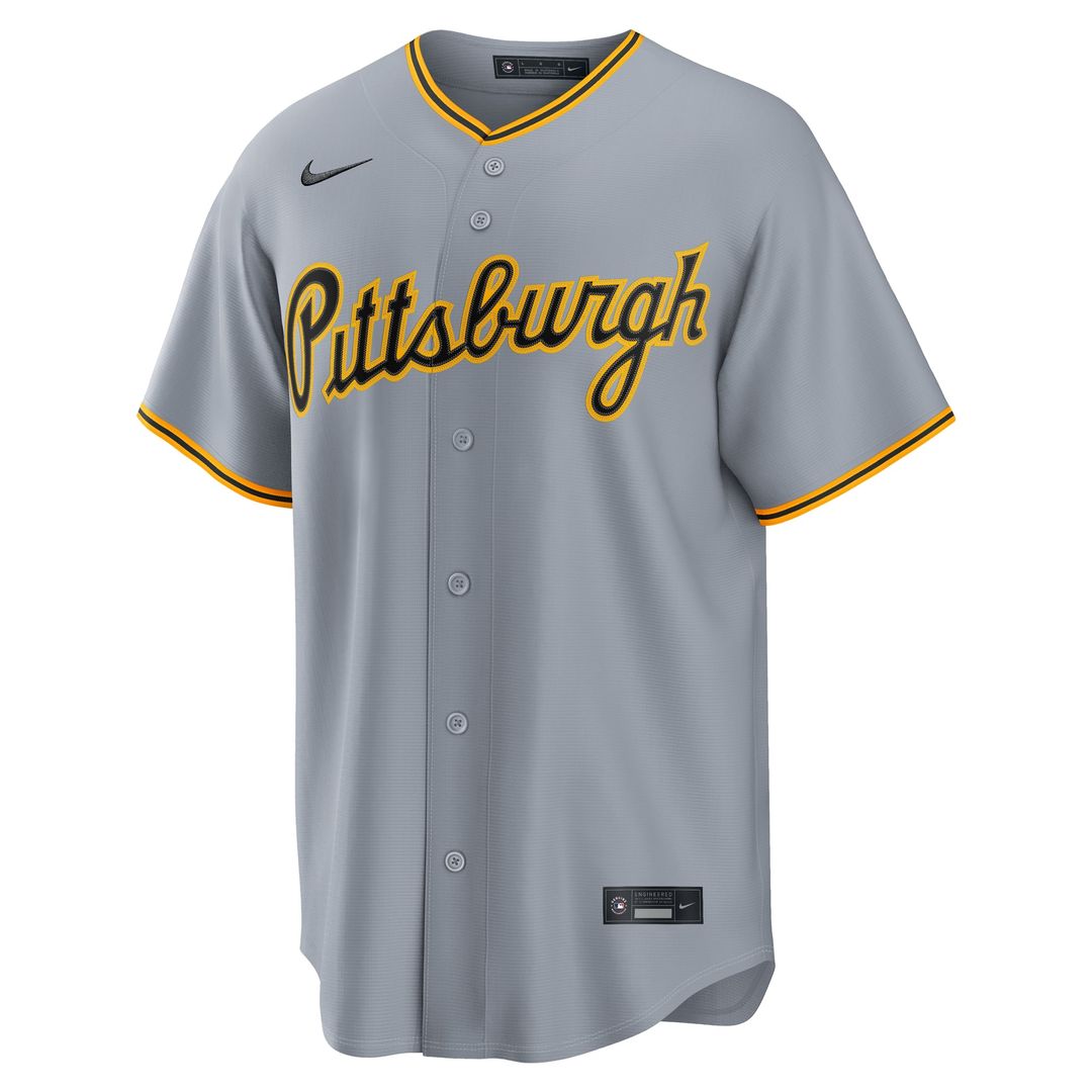 Pittsburgh Pirates Paul Skenes Road Replica Jersey — Gray