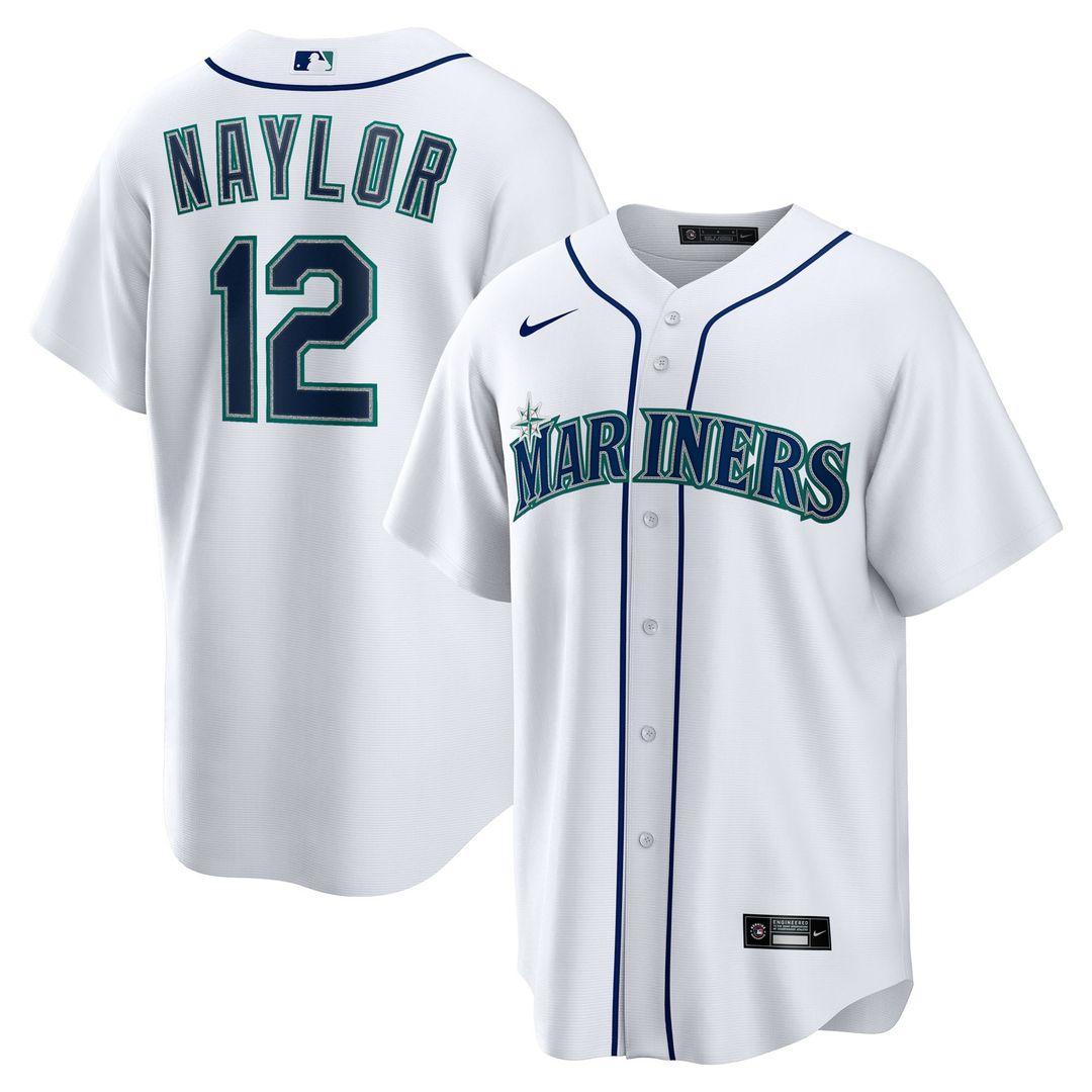 Seattle Mariners Josh Naylor Home Replica Jersey — White