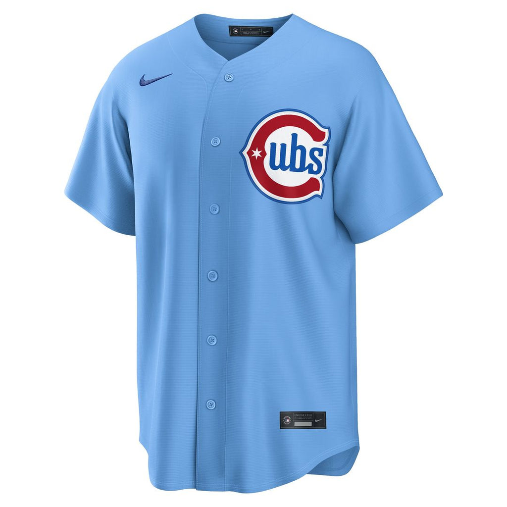 Chicago Cubs Pete Crow - Armstrong Alternate Replica Jersey — Light Blue