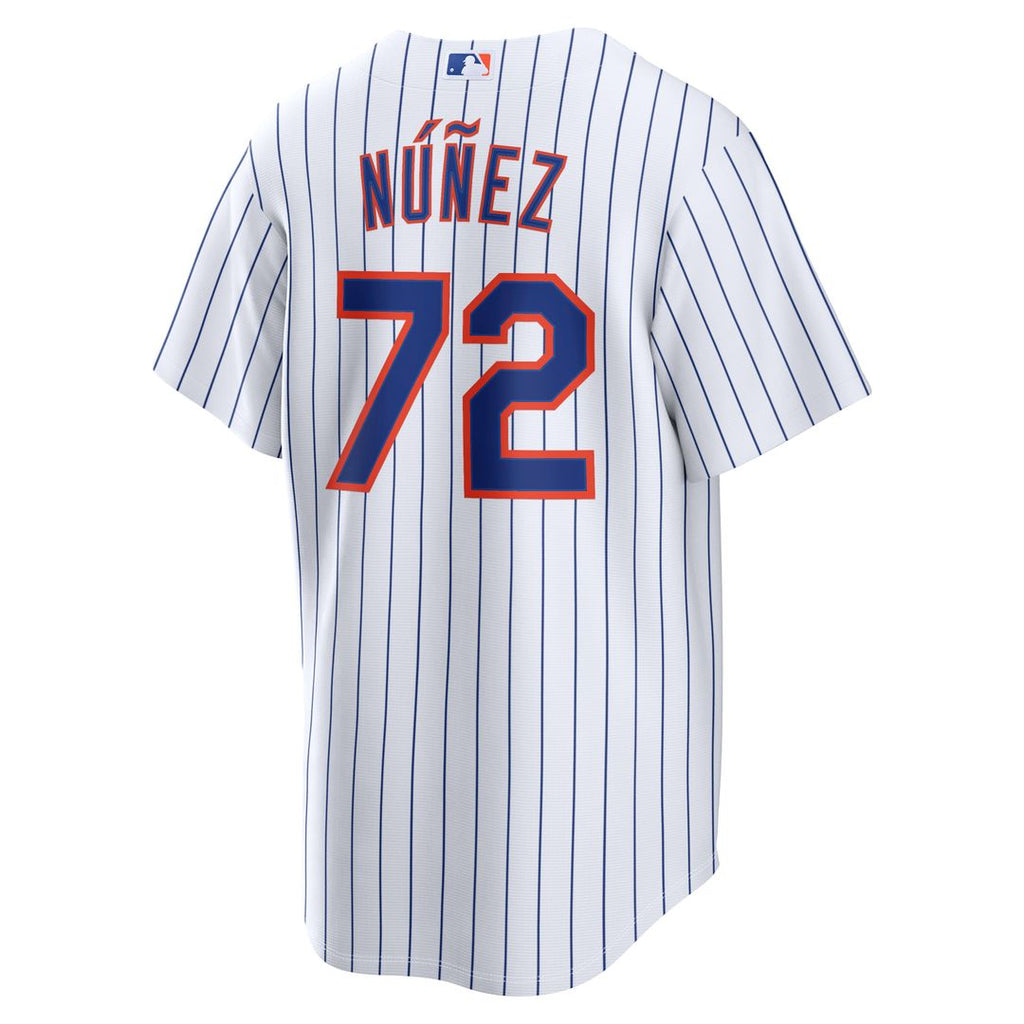 New York Mets Dedniel Núñez Home Replica Jersey — White