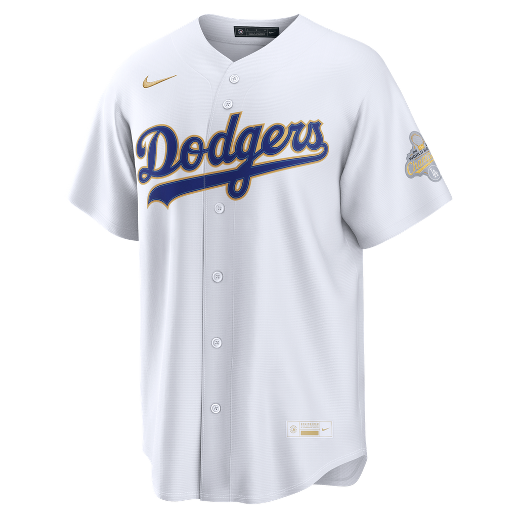 Los Angeles Dodgers 2026 Gold Collection Stadium Jersey — White