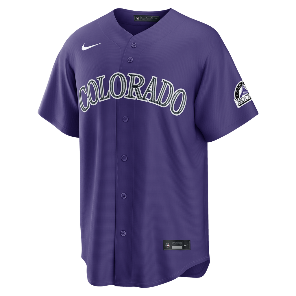 Colorado Rockies Alternate Stadium Jersey — Purple