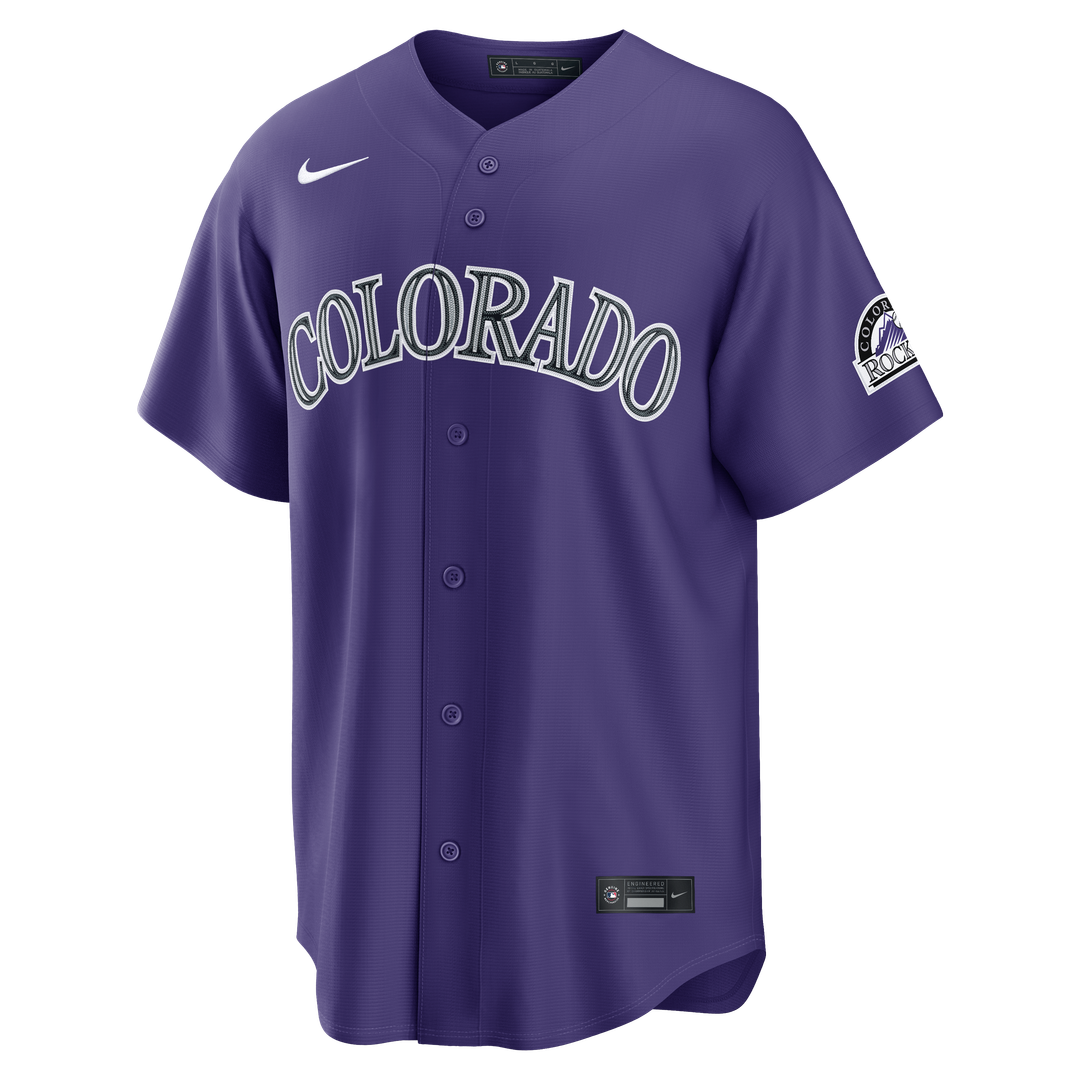 Colorado Rockies Alternate Stadium Jersey — Purple