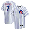 Chicago Cubs Dansby Swanson Replica Jersey — White
