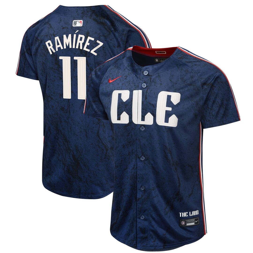 Cleveland Guardians Jose Ramirez Youth 2024 City Connect Limited Jersey — Navy