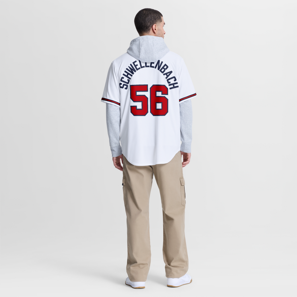 Atlanta Braves Spencer Schwellenbach Home Replica Jersey — White