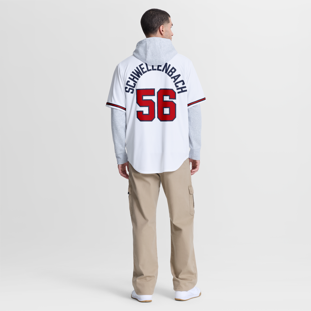 Atlanta Braves Spencer Schwellenbach Home Replica Jersey — White