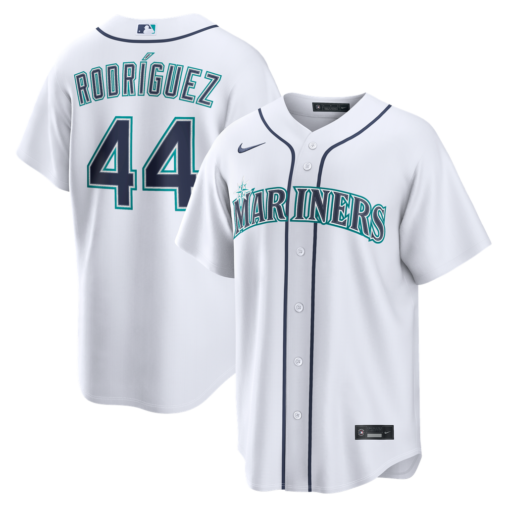 Seattle Mariners Julio Rodríguez Home Replica Jersey — White