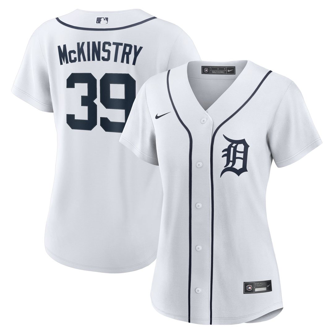 Detroit Tigers Zach McKinstry Women's Home Replica Jersey — White