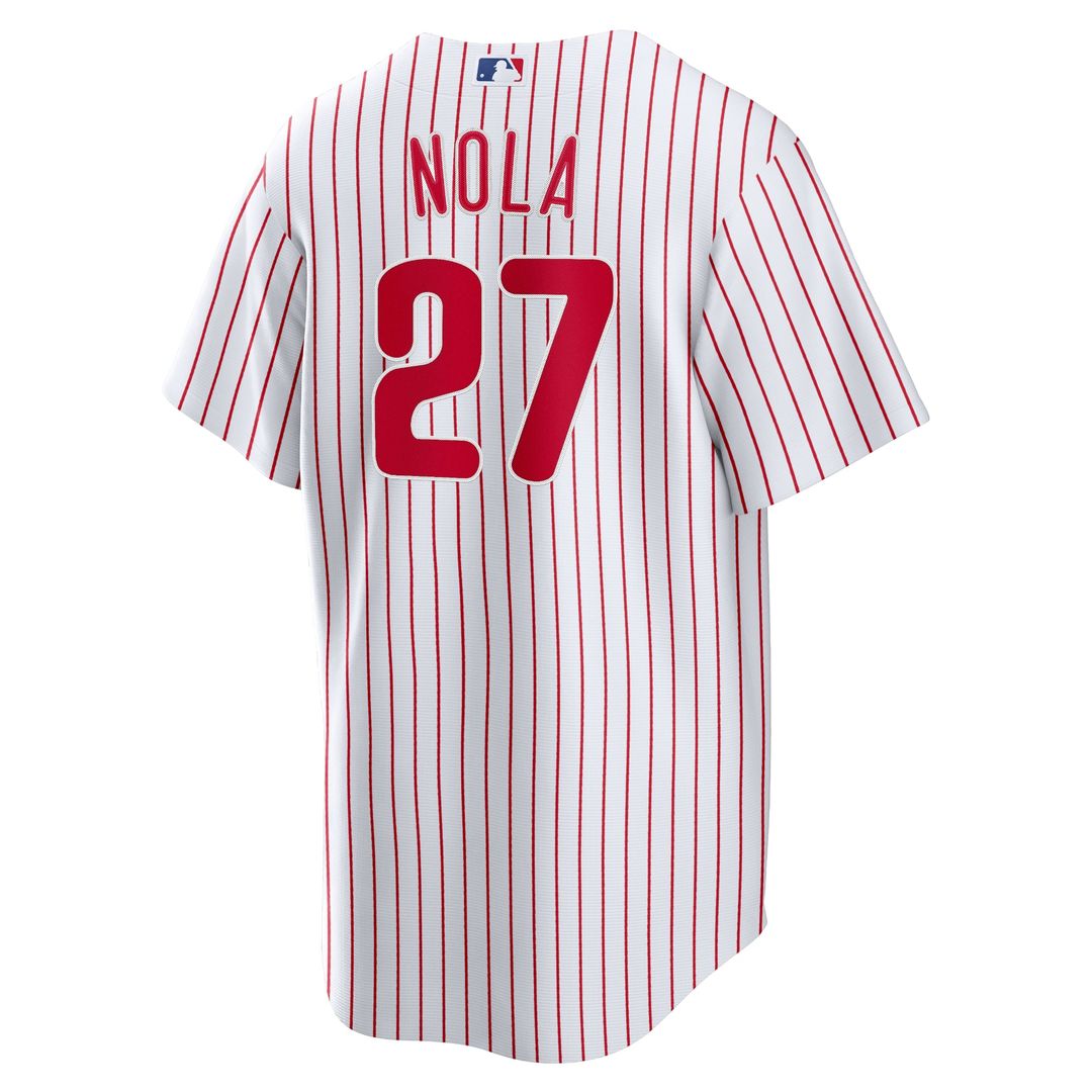 Philadelphia Phillies Aaron Nola Home Replica Player Name Jersey — White