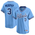 Atlanta Braves Dale Murphy Throwback Cooperstown Limited Jersey — Light Blue