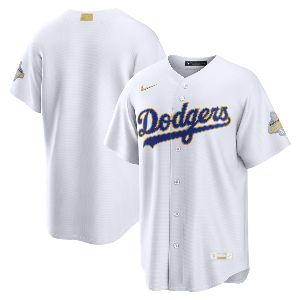 Los Angeles Dodgers 2026 Gold Collection Stadium Jersey — White