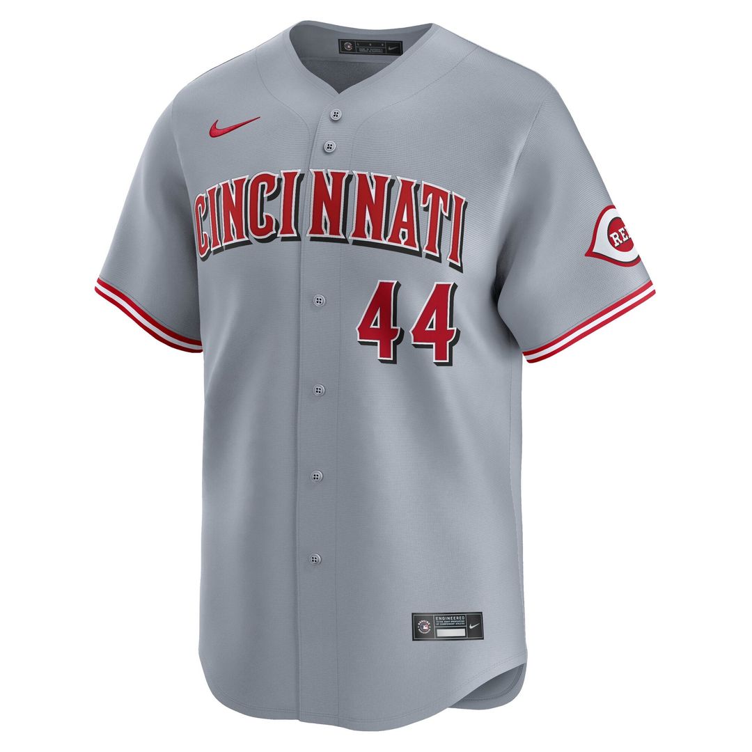 Cincinnati Reds Elly De La Cruz Road Limited Jersey — Gray